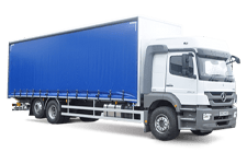 Car Hire Stafford - 26 Tonne Curtain Side Truck - Truck hire Stafford